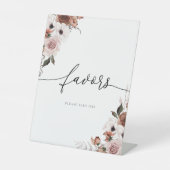 シルクフローラ親善署名 台座サイン (正面)