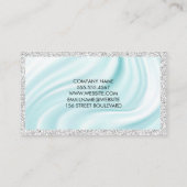 シルクマテリアルのカーテン |スパークル |グリッター 名刺 (裏面)