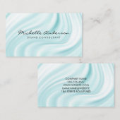 シルクマテリアルのカーテン 名刺 (正面/裏面)