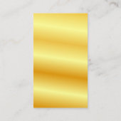 シルクミニマルプロフェッショナル金ゴールドホワイトカラー 名刺 (裏面)