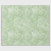 シルクモアレ小さな模様のライムグリーン ラッピングペーパー (フラット)