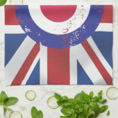 シルクモダン効果風化ターゲットUnion Jack キッチンタオル (折り畳み)