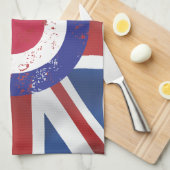 シルクモダン効果風化ターゲットUnion Jack キッチンタオル (四つ折り)