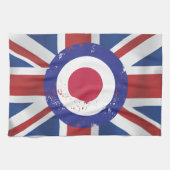 シルクモダン効果風化ターゲットUnion Jack キッチンタオル (横)