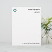 シルクロン – 海緑 レターヘッド (スタンド正面)