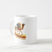 シルクロードを旅行 コーヒーマグカップ (正面左)