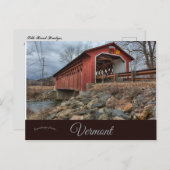 シルクロードブリッジベンニントンバーモント ポストカード (正面/裏面)