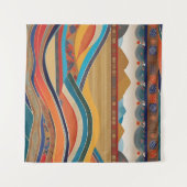 シルクロード巻#2 タペストリー (正面(横))