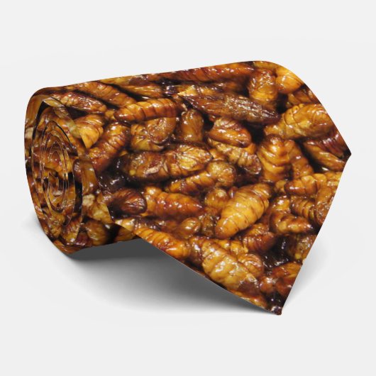 シルクワームの揚げ……タイ通り食品 ネクタイ (ロール)