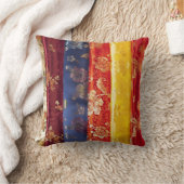 シルク中国のパッチワーク模様 クッション (ブランケット)