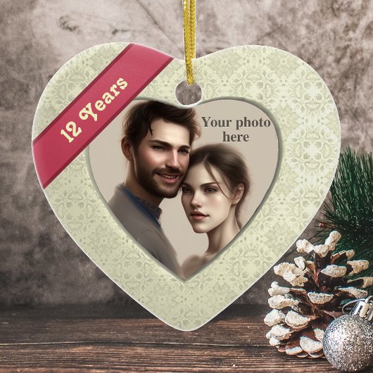 シルク効果12周年:写真を追加 セラミックオーナメント