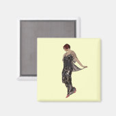 シルク夕べドレス1914 マグネット (正面/裏面)