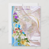 シルク数々の質感のバラの花束 (正面)