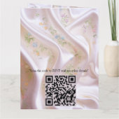 シルク数々の質感のバラの花束 カード (裏面)