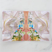 シルク数々の質感のバラの花束 カード (内部)