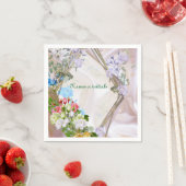 シルク数々の質感のバラの花束 スタンダードカクテルナプキン (インサイチュ)