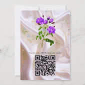 シルク数々の質感のバラの花束 招待状 (裏面)