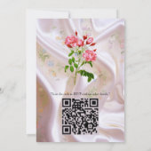 シルク数々の質感のバラの花束 招待状 (裏面)