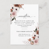 シルク結婚フローラ式披露宴 エンクロージャーカード (正面)