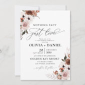 シルク結婚フローラ式招待状 招待状 (正面)