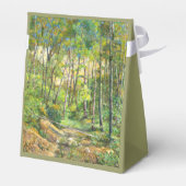 シルク絵画に浮かぶ木立の水色 フェイバーボックス (裏面サイド)