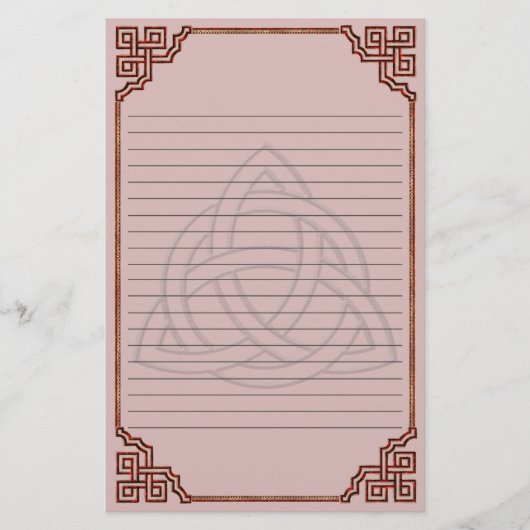 シルク裏地トリケトラ 便箋 (正面)
