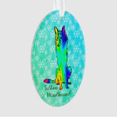 シルク ウィンドハウンド オーナメント (正面)