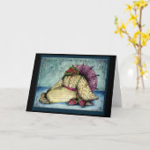 シルク 12周年 結婚記念日のギフトカード カード (黄色い花)