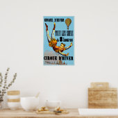 シルクD'ハイバーヴィンテージフランスの曲芸サーカス ポスター (キッチン)