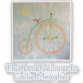 シルクI蔵書票/シール シール (正面)