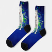 シルケンウィンドハウンド（ばちゃばちゃ）跳ねる ソックス (左)