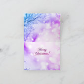 シルケンウィンドハウンド クリスマスカード カード (内部)