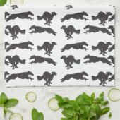 シルケンウィンドーランニングンズの キッチンタオル (折り畳み)