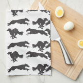 シルケンウィンドーランニングンズの キッチンタオル (四つ折り)