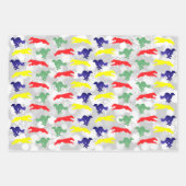 シルケンウィンドーランニングンド ラッピングペーパーシート (正面)