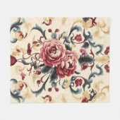 シルケンバラ王朝 フリースブランケット (正面(横))