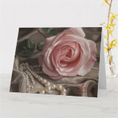 シルケンバラ カード (黄色い花)