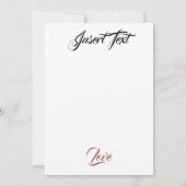 シルケンバラ サンキューカード (裏面)