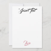 シルケンバラ サンキューカード (裏面)