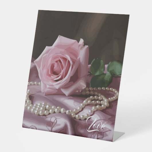 シルケンバラ 台座サイン (正面)