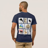 シルケンフェストロゴ男性のTシャツ最終版 Tシャツ (裏面フル)