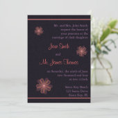 シルケンフラワーズ ウェディング 招待状 (スタンド正面)