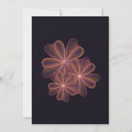 シルケンフラワーズ ウェディング 招待状 (裏面)