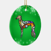 シルケン・ウィンドハウンド セラミックオーナメント (右)