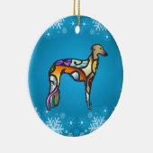 シルケン・ウィンドハウンド セラミックオーナメント (右)