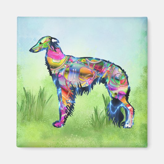 シルケン・ウィンドハウンド マグネット (正面)