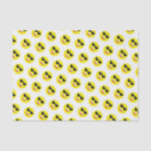 シルサングラスクールイエローエモジパターン 薄葉紙 (正面)