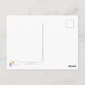 シルシ神殿の外の象の像 ポストカード (裏面)