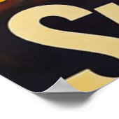 シルスエンガディンヴィンテージ旅行 ポスター (角)