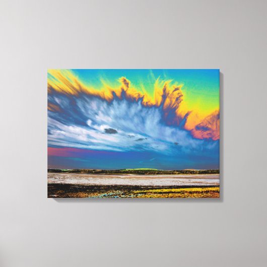 シルスクラウドキルクキュブライトカードアクリルプリント キャンバスプリント (正面)